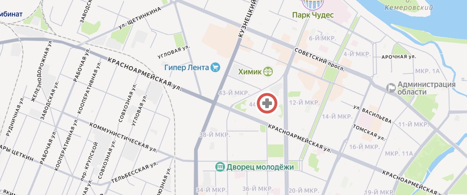 Клиника «Аврора», Дзержинского, 5Б — на карте